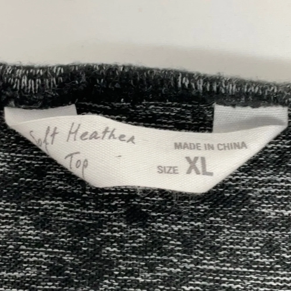 Member’s Mark ladies soft heather crew neck top, size XL - Picture 4 of 6